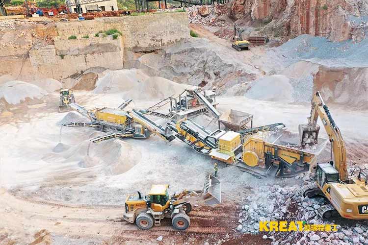 石灰石生產機制砂,選哪款移動破碎篩分設備最佳